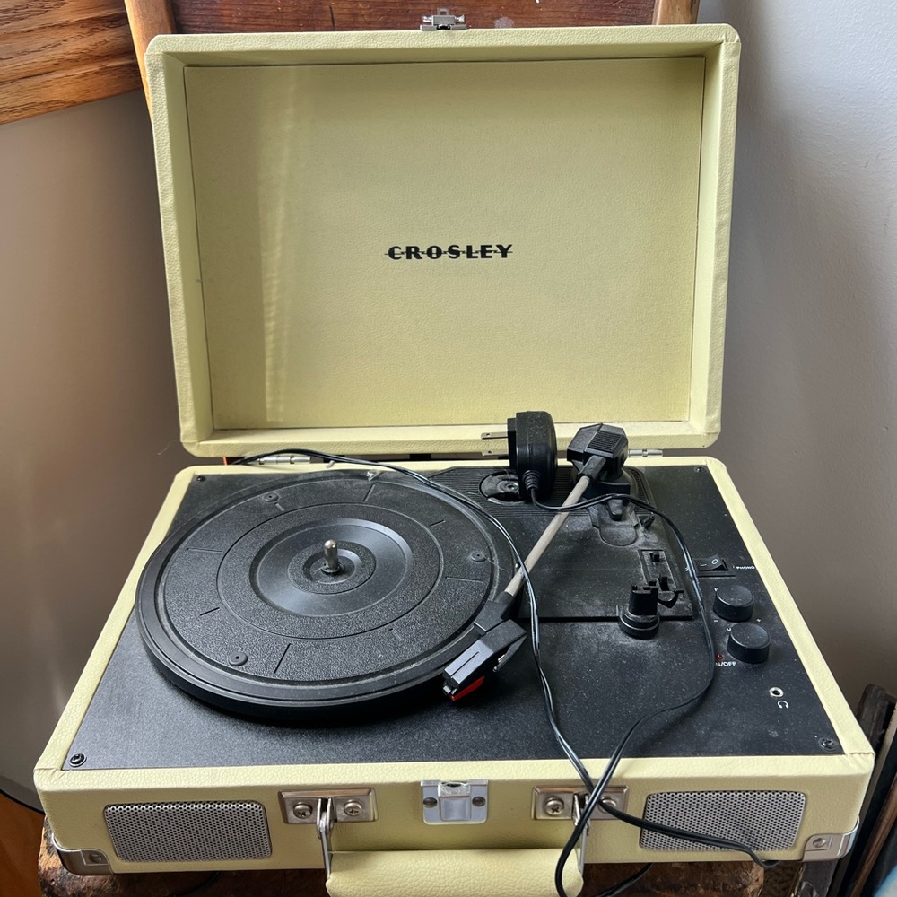 Crosley Pastel Yellow record player
